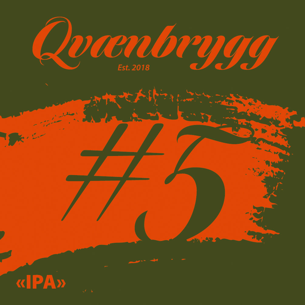 Qvænbrygg Label #5 IPA