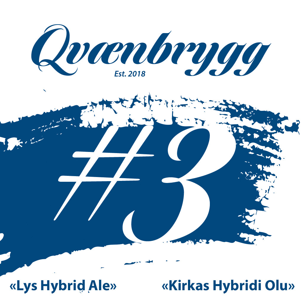 Qvænbrygg Label #3 Lys Hybrid Ale