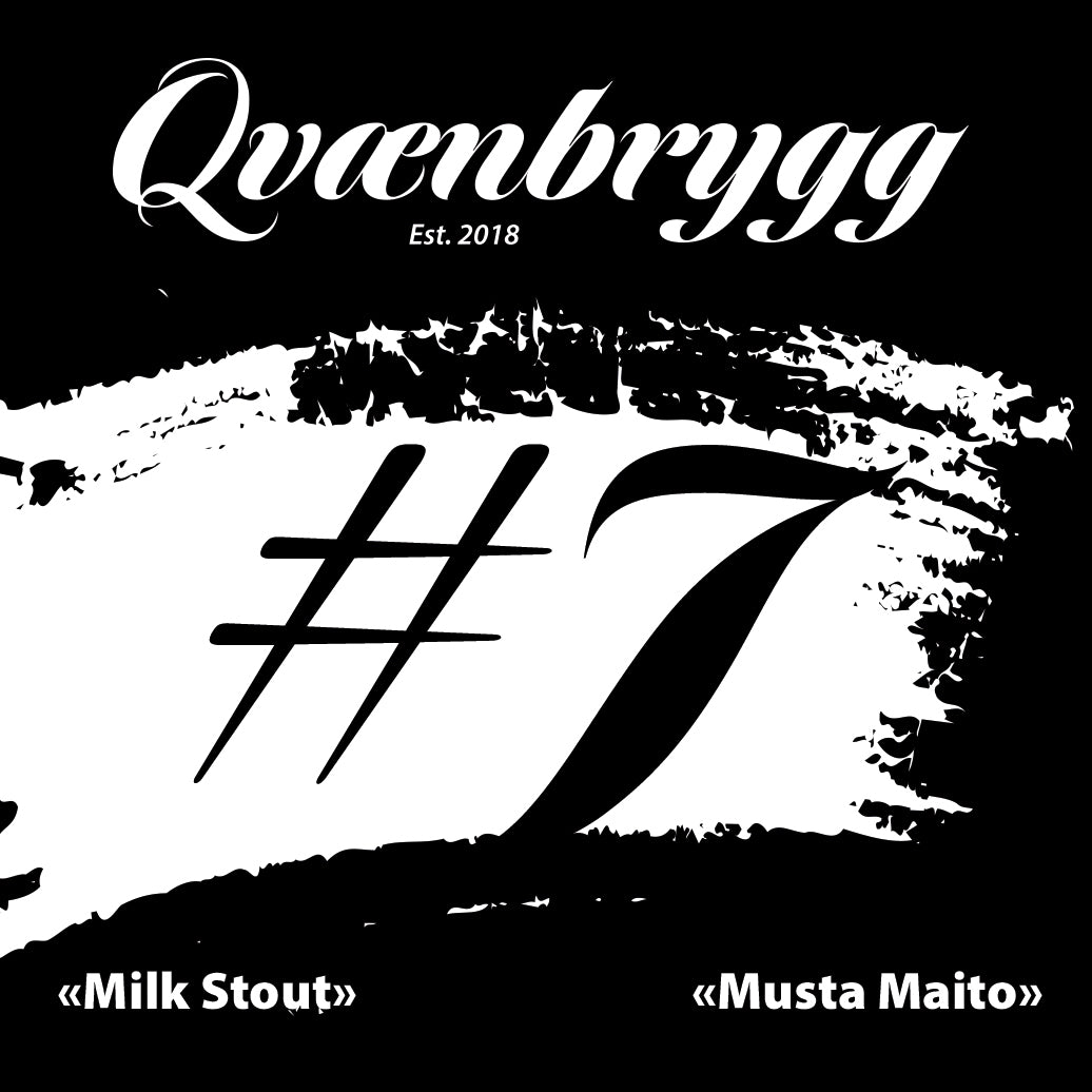 Qvænbrygg Label #7 Milk Stout
